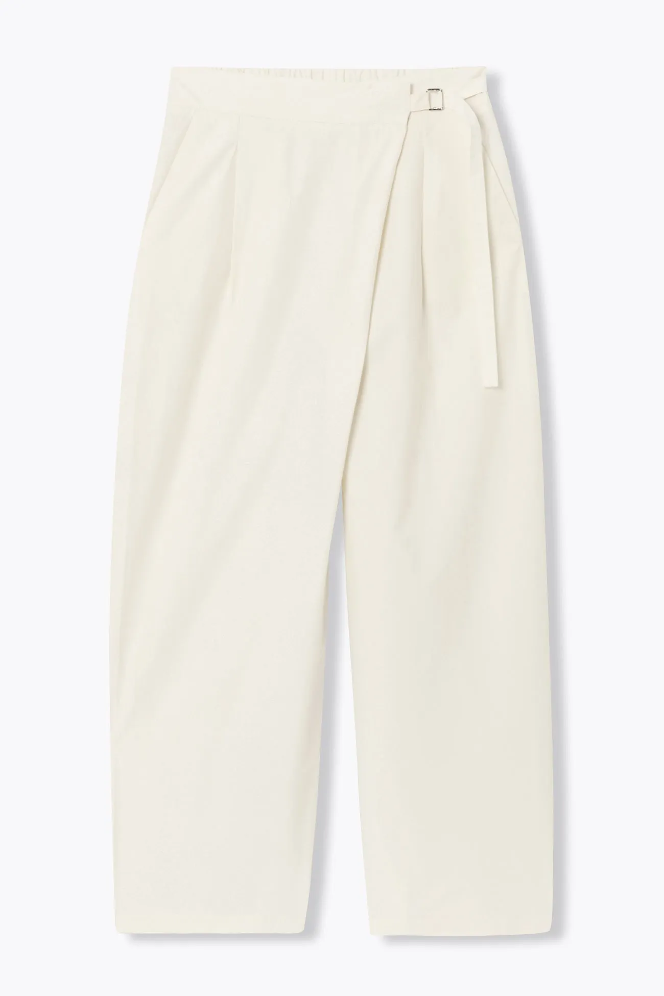 Pantalon large en toile