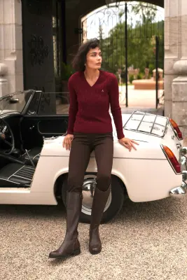 Christin Wool Sweater - Bordeaux — photo 2