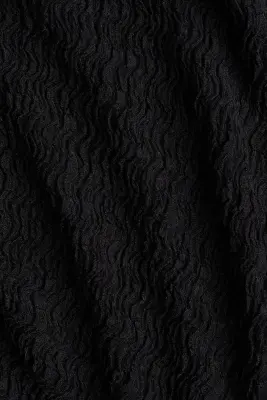Robe maxi à effet drapé - Noir