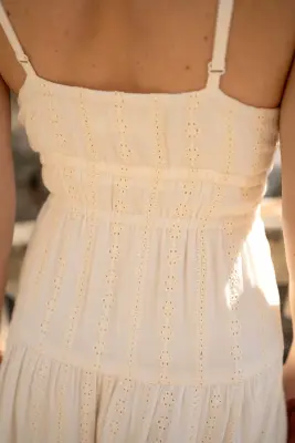 Hannah Maxi Dress - White — photo 3