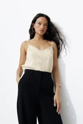 Top à fines bretelles Femme — photo 2