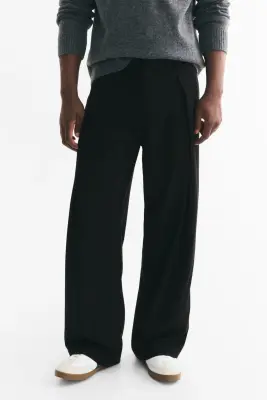 Pantalon chic Loose Fit - Noir — photo 2