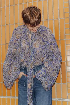 Blouse imprimée Femme — photo 2