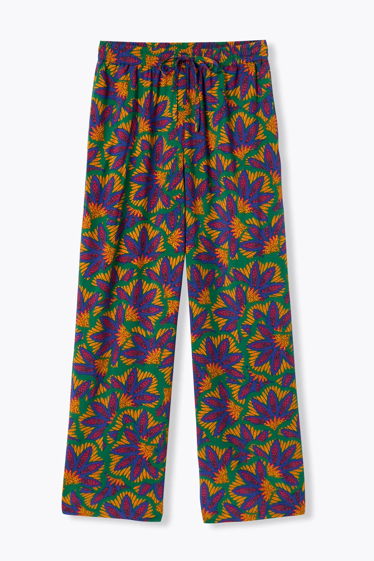 Pantalon large imprimé Femme