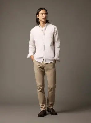 Chemise Tribeca White/Chanvre — photo 2