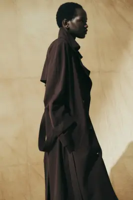 Trench-coat - Marron foncé — photo 3