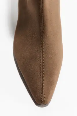 Bottines à talon - Beige foncé — photo 1