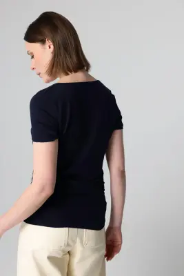 T-shirt en viscose et élasthanne — photo 4