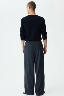 Pantalon Loose Fit - Gris foncé — photo 4