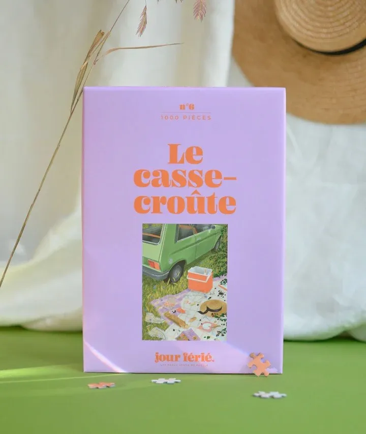 Puzzle 1000 pièces Le casse-croûte – Jour Férié