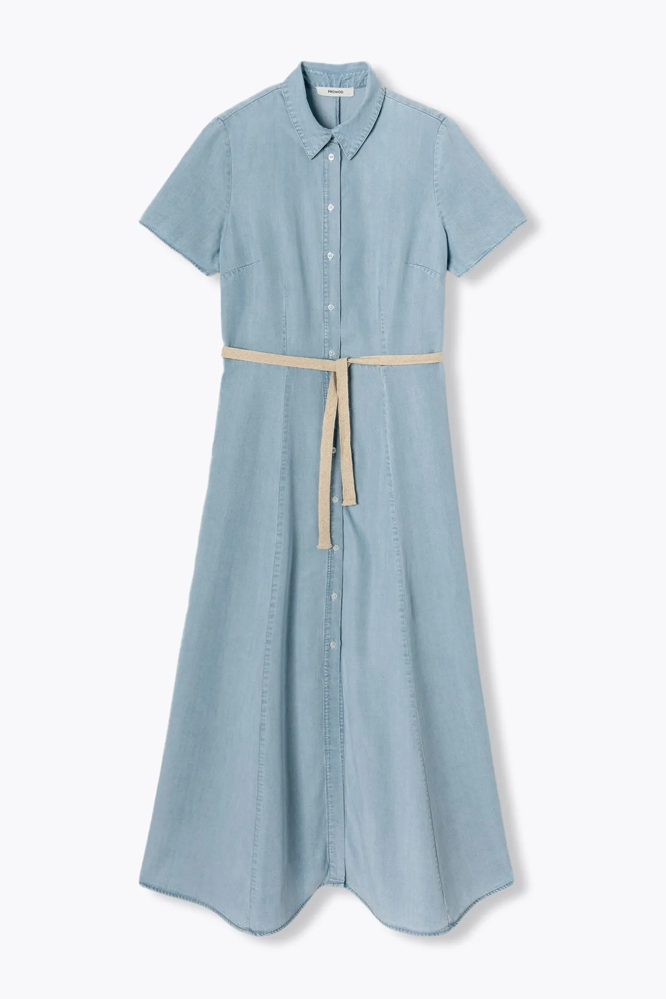 Robe-chemise longue Femme
