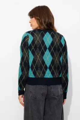 Cardigan à carreaux argyll — photo 4