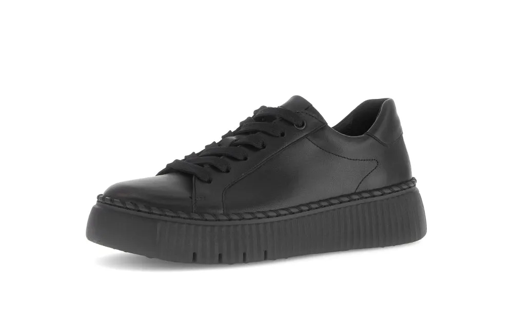 Baskets Gabor 73.240.27 Noires - Lacets Grande Pointure Femme