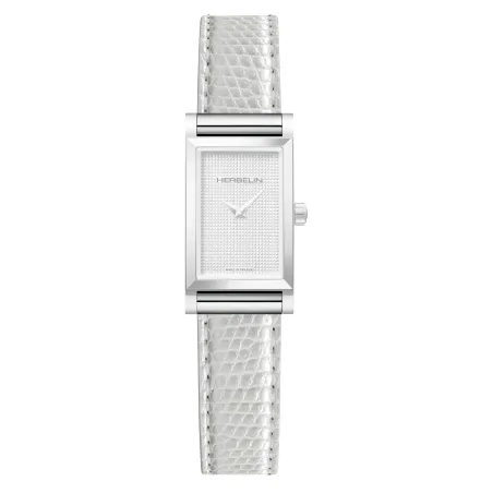 Bracelet Herbelin Antares interchangeable acier iguana blanc BRAC17048A19