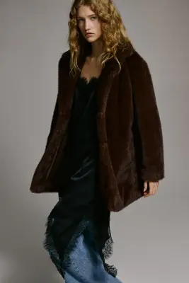 Manteau - Marron foncé — photo 4