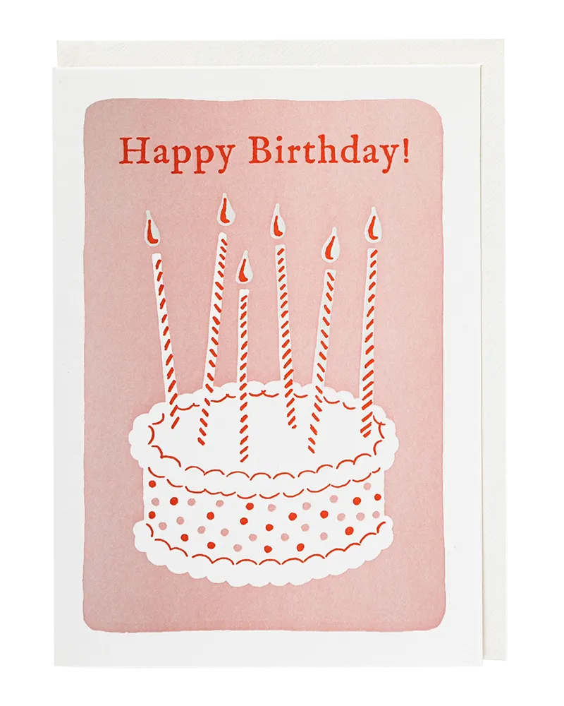 Carte anniversaire Happy Birthday Cake – Archivist Gallery