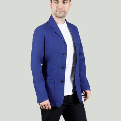 Veston workwear en croisé en coton bio 1G/24 - Hydrone — photo 3