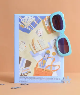 Puzzle 500 pièces Du sable entre les pages – Jour Férié — photo 3