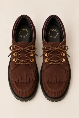 Low boots bateau Wyatt Choco — photo 2