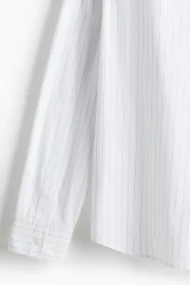 Chemise Regular Fit en popeline - Blanc — photo 1