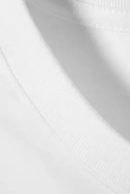 T-SHIRT CLASSIQUE CARRÉ - Blanc — photo 4