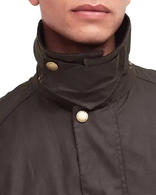 Ashby Wax Jacket Olive — photo 3