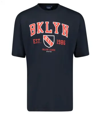 ADAMO TEE SHIRT BROOKLYN Marine — photo 2