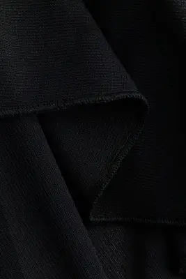 Top cape en jersey - Noir — photo 3