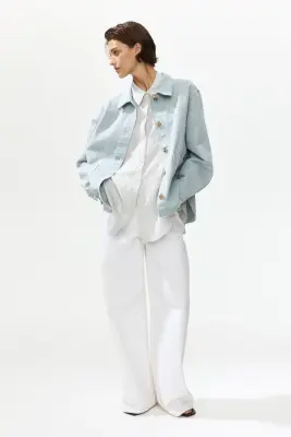 Veste-chemise - Turquoise ancien clair — photo 2