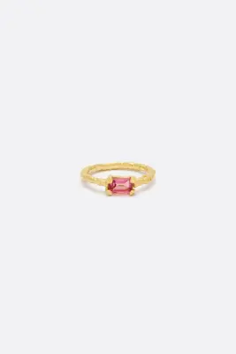 BAGUE MARIUS BAGUETTE - Plaqué or 3 microns — photo 1