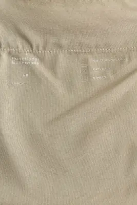 Pantalon Easy-care Loose Fit en lin mélangé - Vert kaki clair — photo 5
