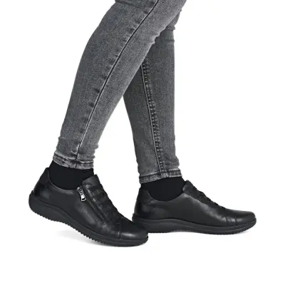 Baskets Remonte D1E09-00 Noires - Lacets Grande Pointure Femme — photo 5