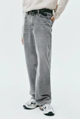 Baggy Jeans - Gris denim moyen — photo 1
