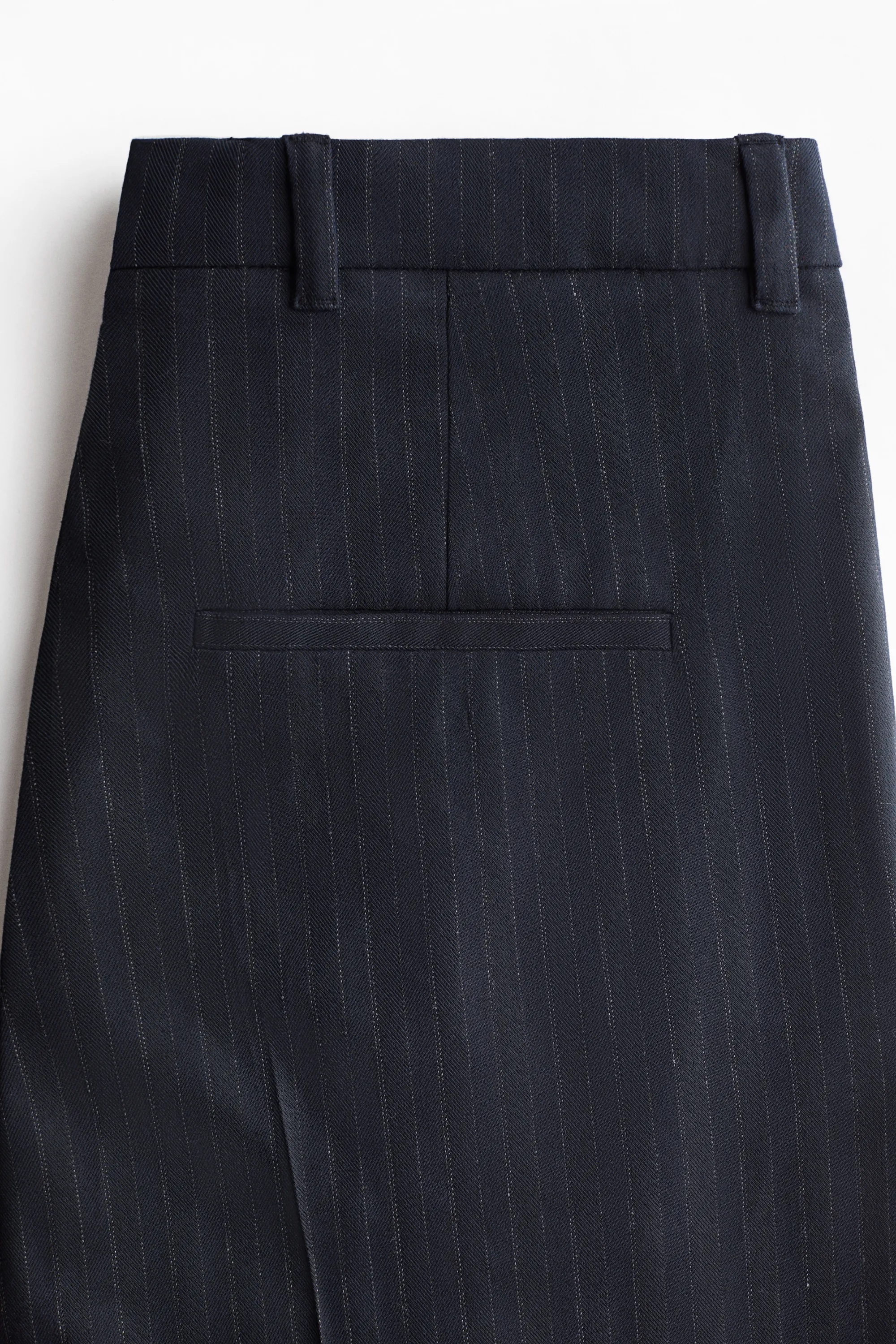 Tailored trousers - Bleu foncé/rayures tennis