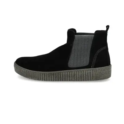 Bottines Gabor 53.731.17 Noires - Daim Talon Moyen Grande Pointure Femme — photo 2