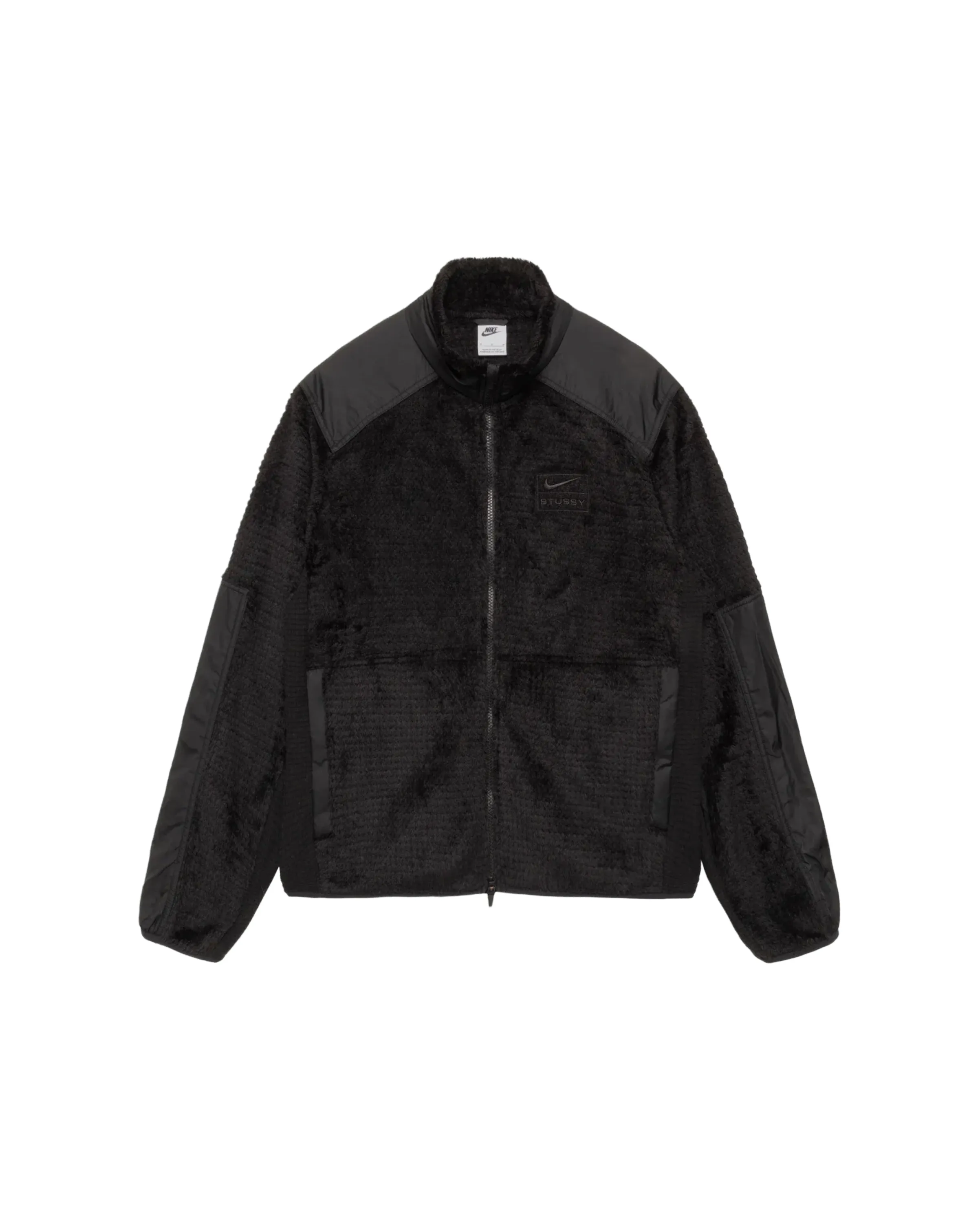 x Stussy High-Loft Full-Zip Jacket "Black"