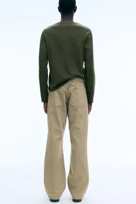 Pantalon Mercury bootcut 5 poches - Beige — photo 3