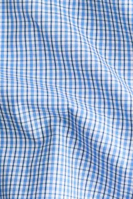 Chemise de plage oversize - Bleu/carreaux — photo 4
