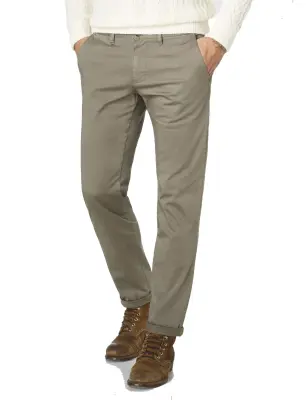 REDPOINT JASPER  GRANDE LONGUEUR CHINO Taupe — photo 2