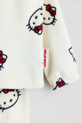 Pyjama en velours imprimé - Blanc/Hello Kitty — photo 2