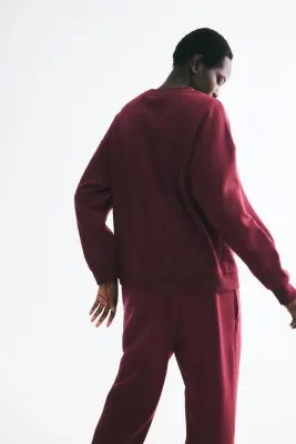 Sweat oversize - Bordeaux — photo 2