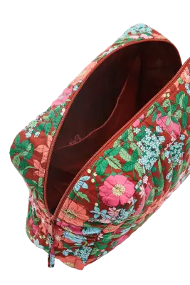 Trousse de toilette Perla imprimé Liberty rose et bordeaux — photo 4