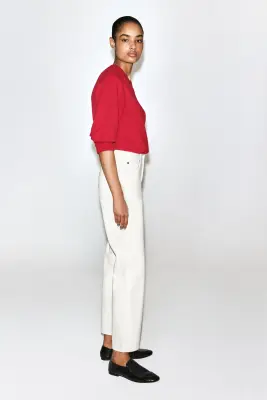 JEAN COURT VALLEY BOOTCUT - BLANC — photo 4