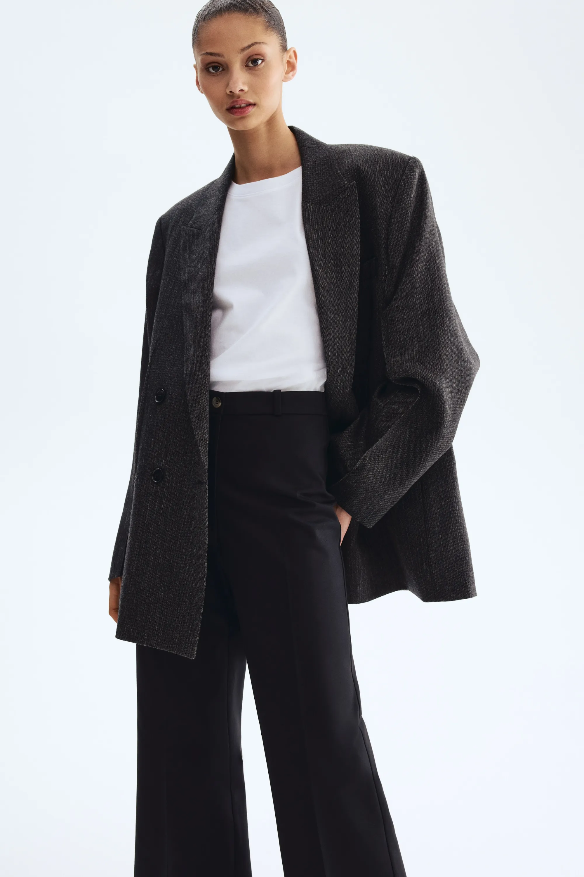 Pantalon bootcut - Noir