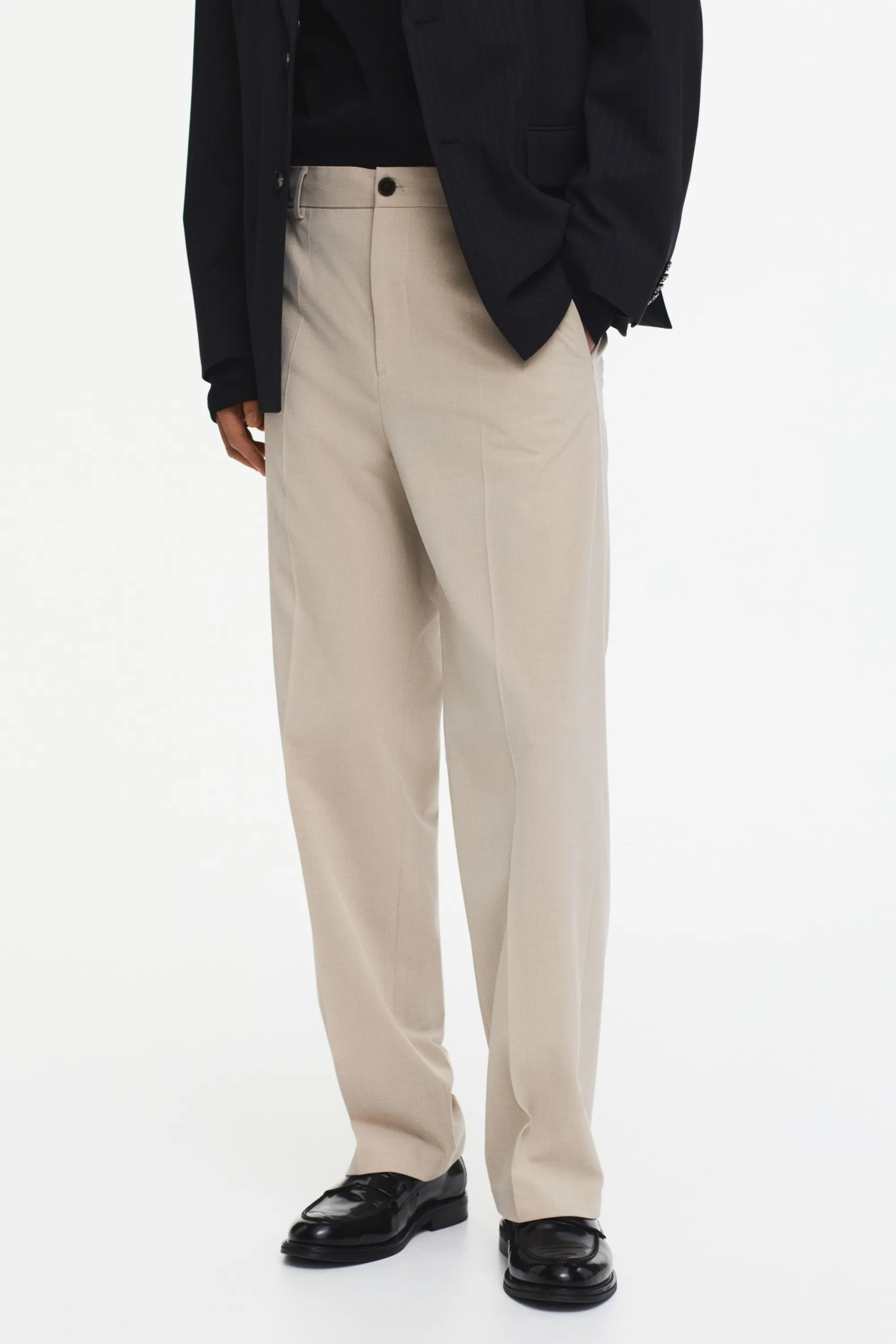 Pantalon Relaxed Fit - Beige