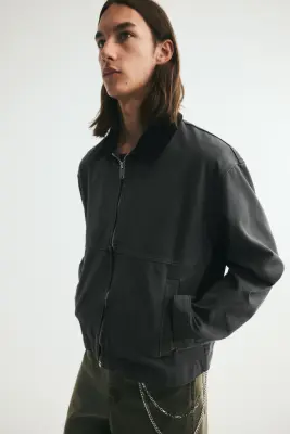 Workwear jacket - Gris foncé — photo 2