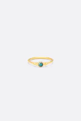 BAGUE ATHÉNAÏS SMALL - Plaqué or 3 microns — photo 4