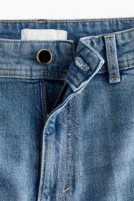 Wide High Jeans - Bleu denim clair — photo 5