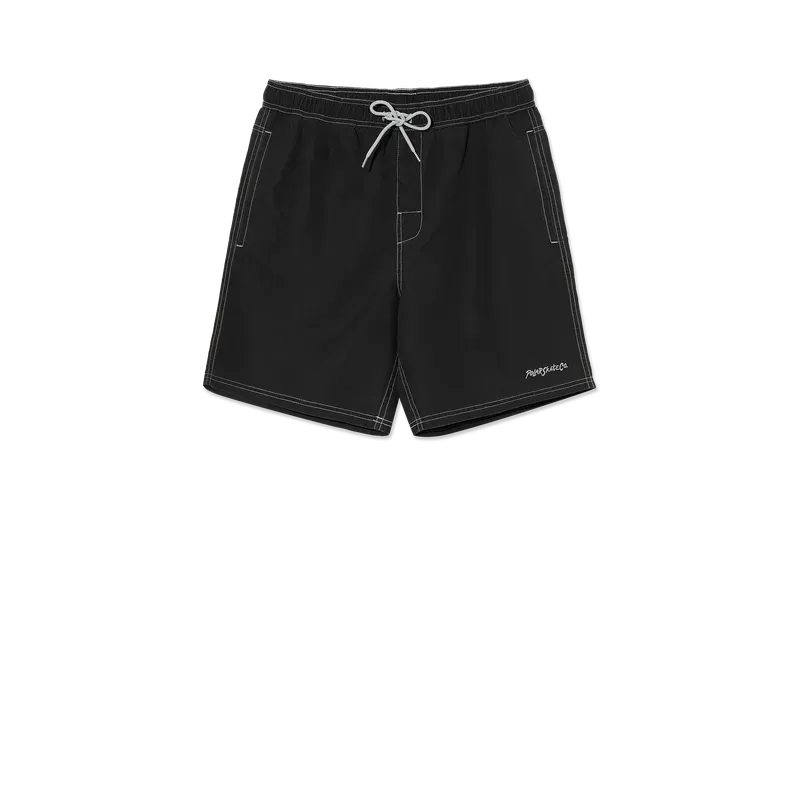short polar ziggy swim short – vintage black