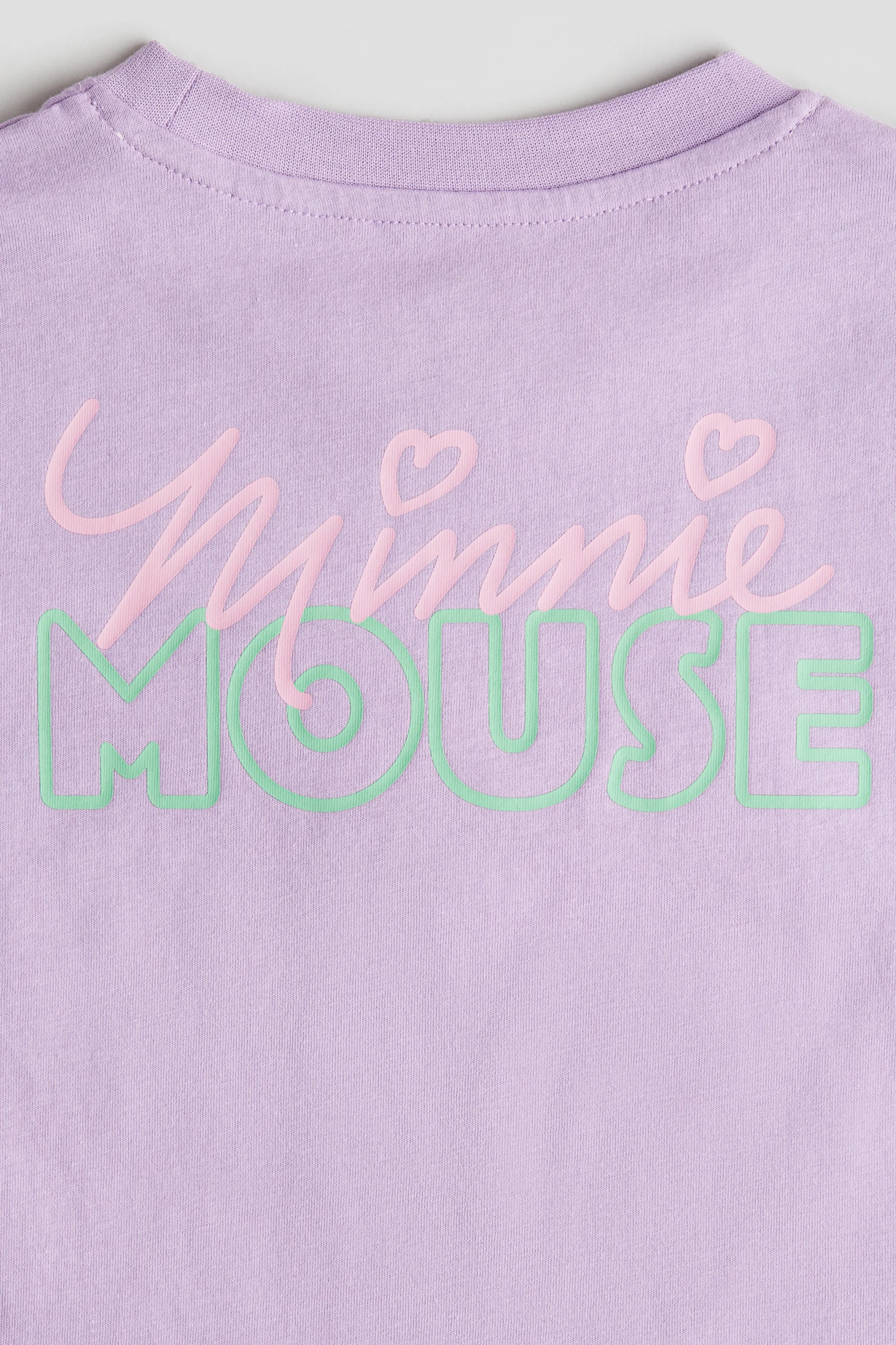 T-shirt en coton avec motif imprimé - Violet/Minnie